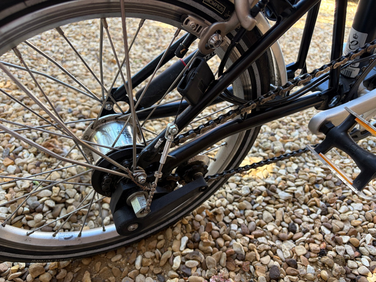 Brompton M3L Folding Bike x2 - Black & Pink - VGC