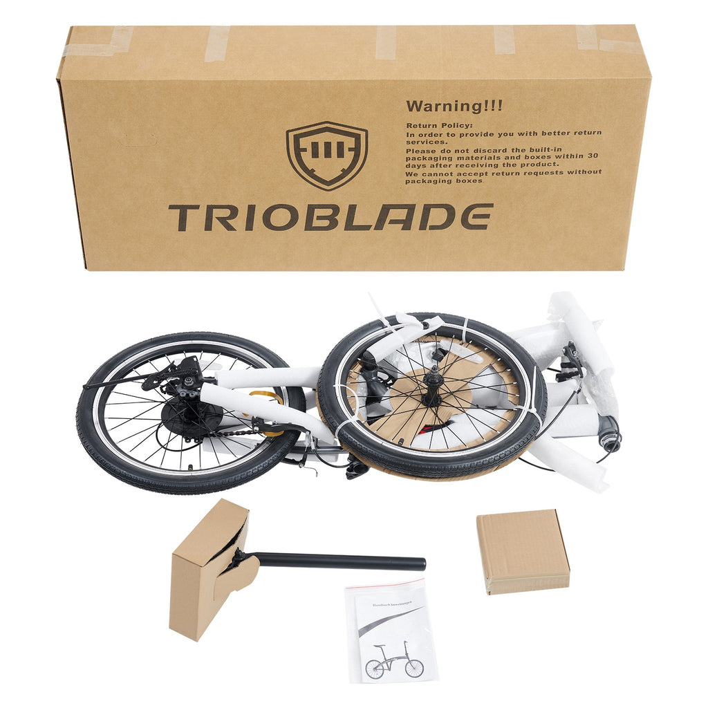 20Inch Folding Bike Adults Adjustable 7 Speed Bicycle Foldable City Bicycle Grey