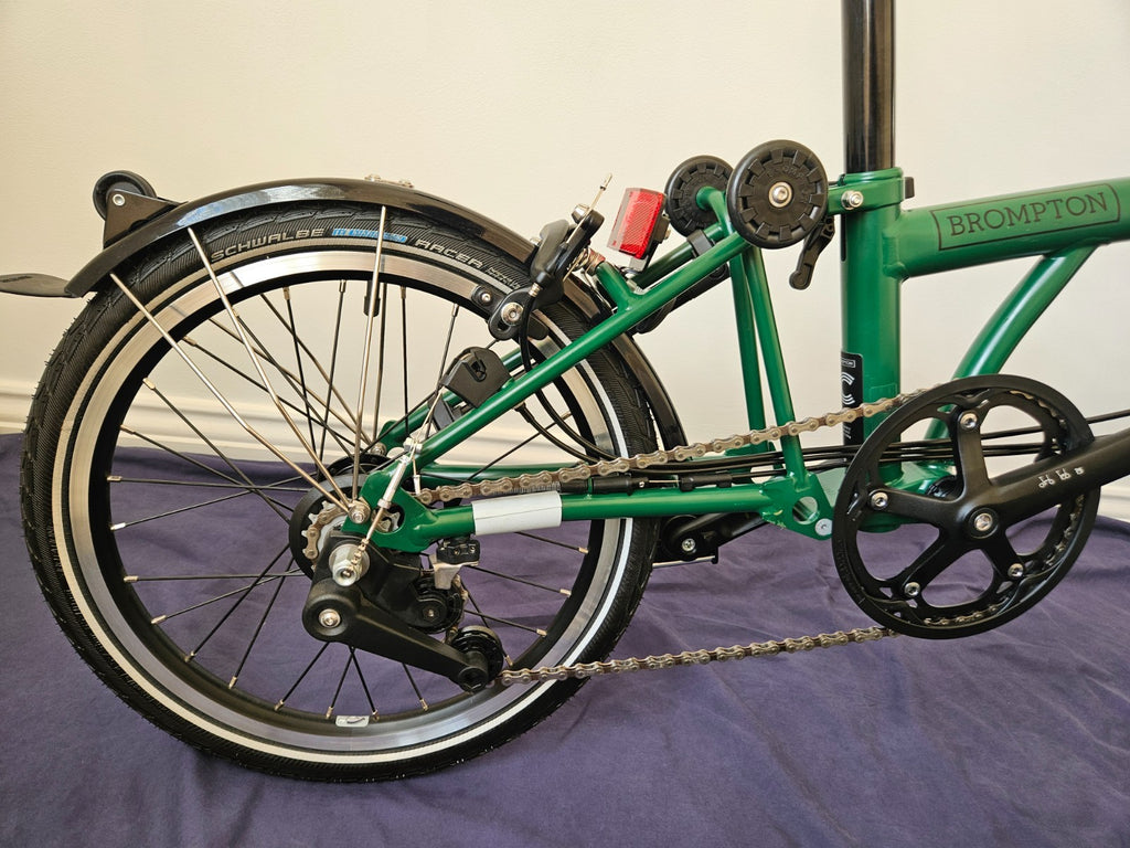 Brompton M6L - 6 Speed - C Line - Mid- Racing Green - Excellent Condition