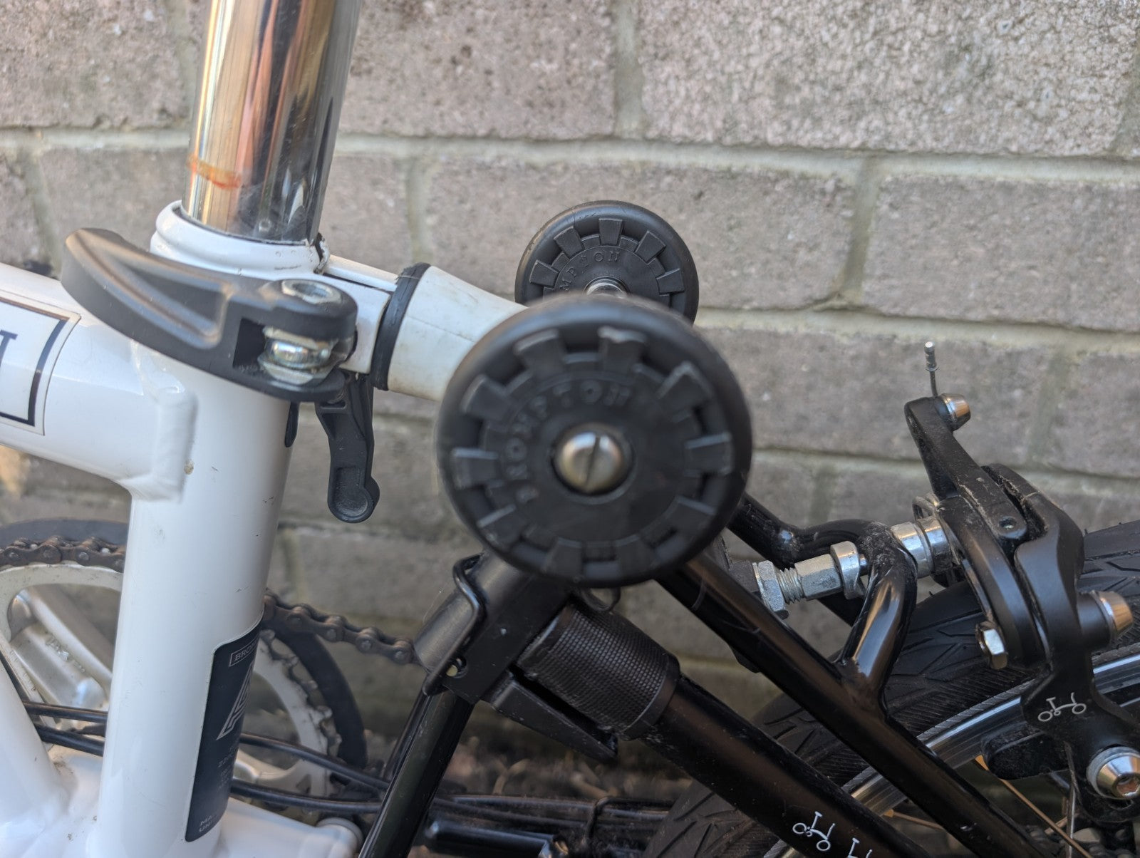 Brompton A-Line 3-Speed Folding Bike white 2022 model