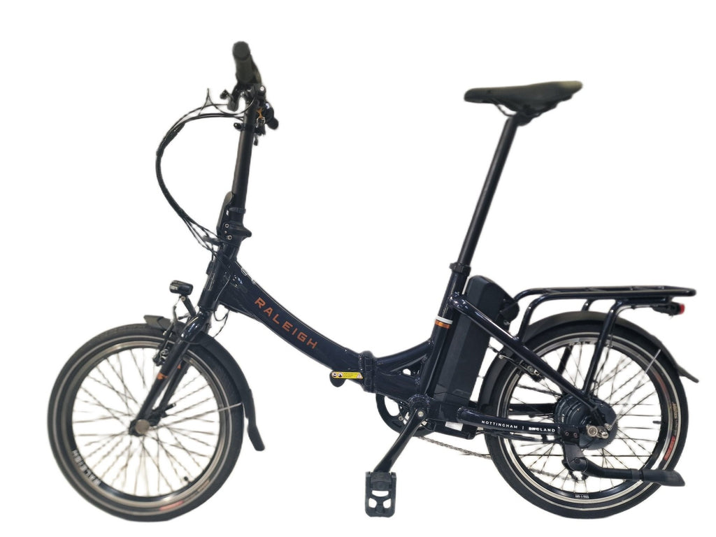 Raleigh Stow--E--Way Folding 7-Speed 20" Wheel Alloy Bike - Blue (Damaged)