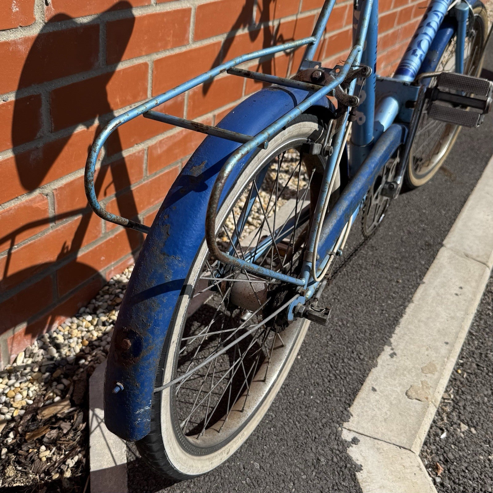 Vintage 1978-1982 Folda Folding Bicycle Retro Single Speed Original Racks & Bell