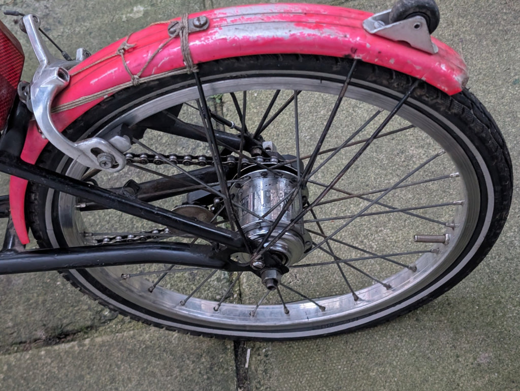 Vintage 3 Speed Brompton T3 1994 Sturmey Archer Original Parts Good Condition