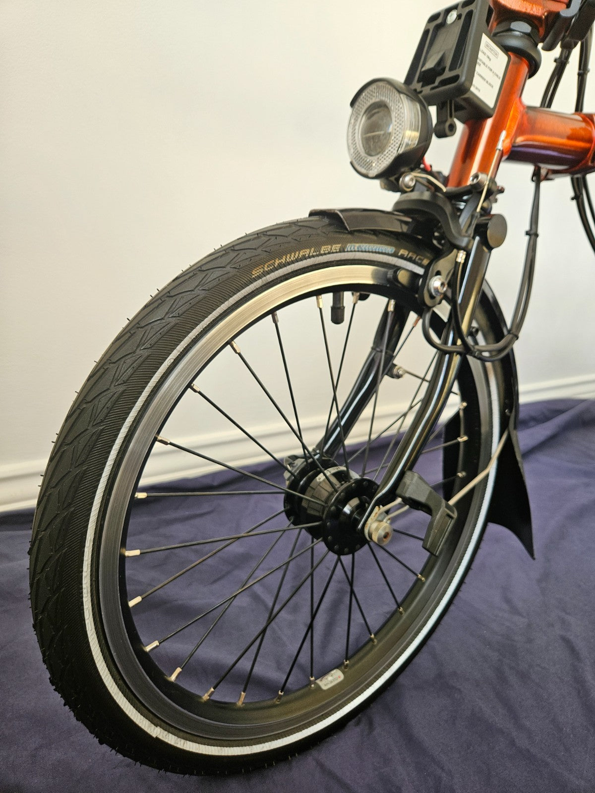 Brompton M6LX Superlight Titanium 6 Speed Flame Lacquer Excellent Condition
