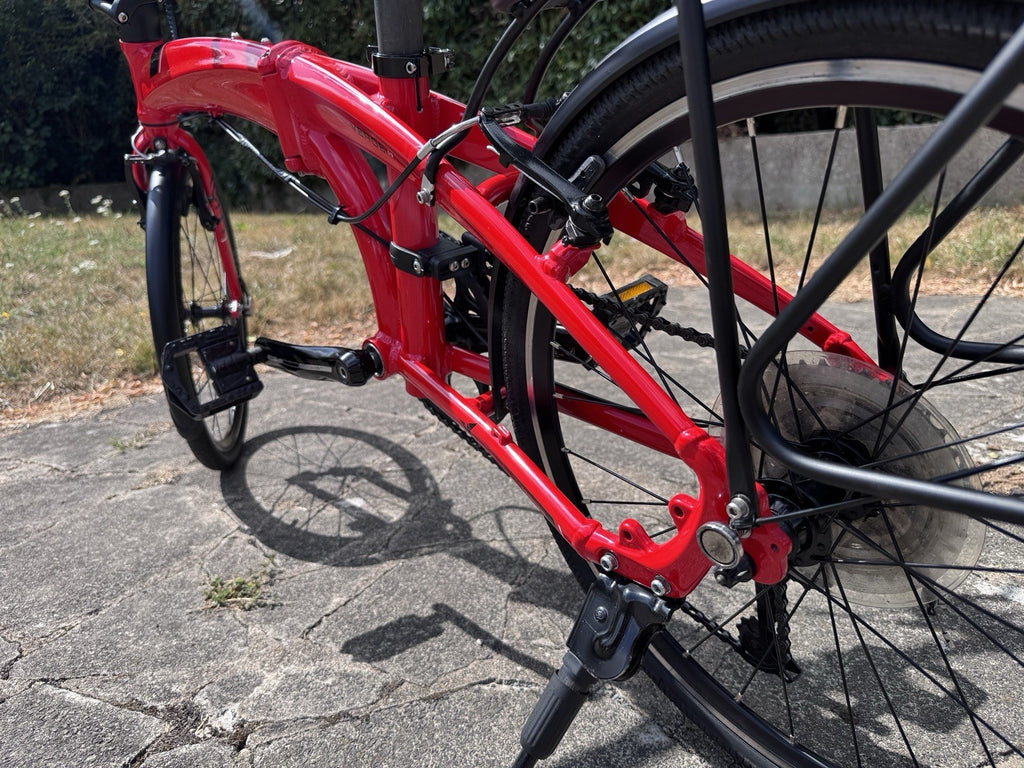 Tern Verge D9 Folding Bicycle Red - In Excellent Condition