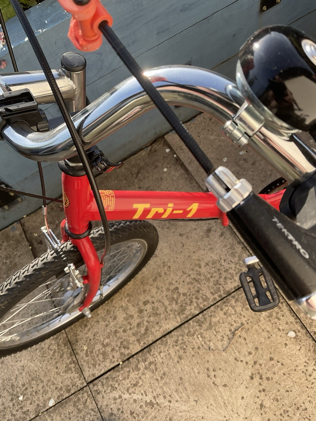 Pashley Tri-1 Folding Trike Burgundy Red