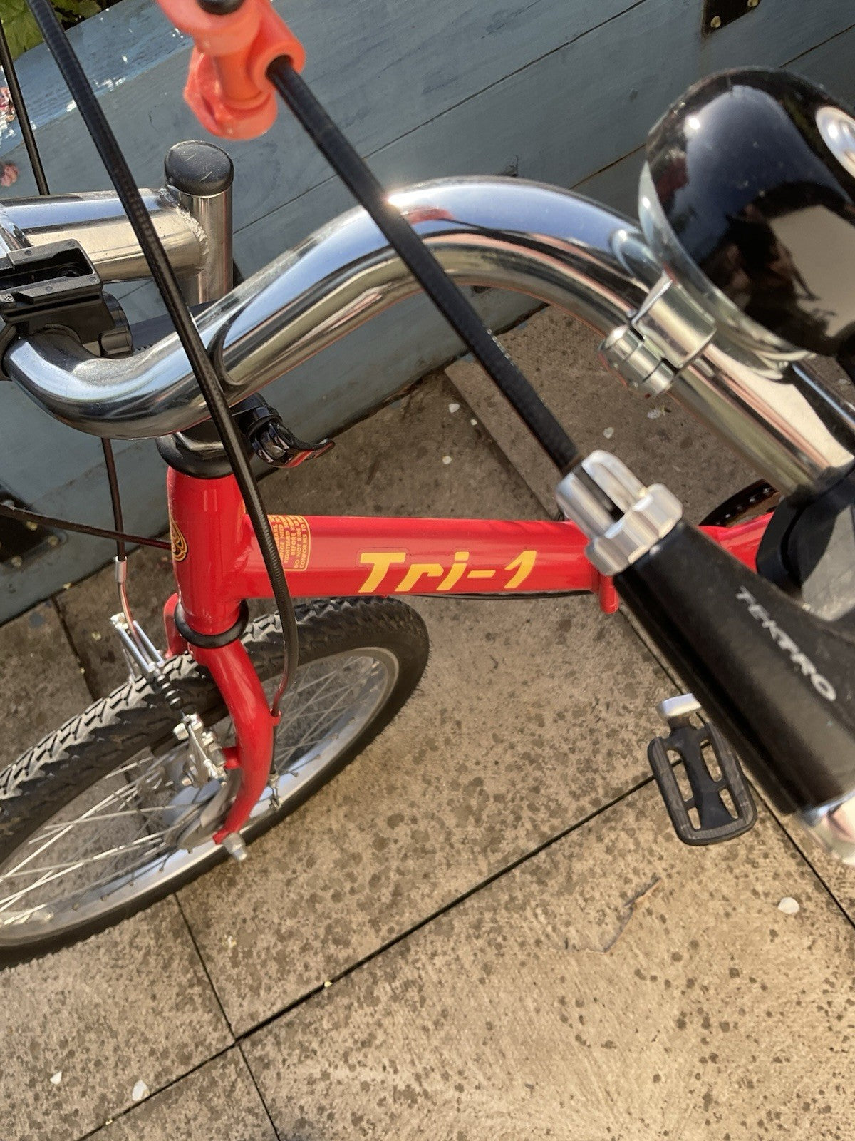 Pashley Tri-1 Folding Trike Burgundy Red
