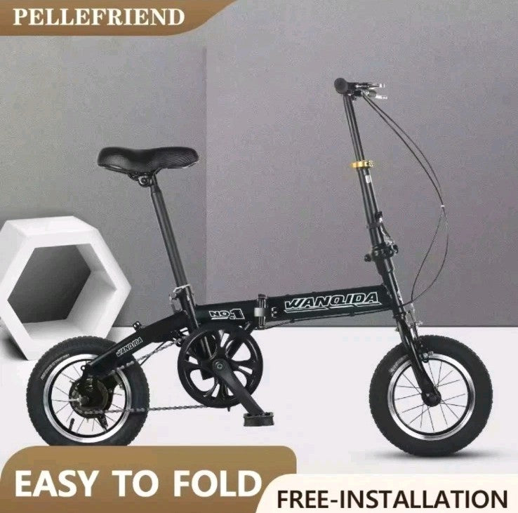 Adult Male and Female Moped Teen Student Off-road Racing Bike Folding...