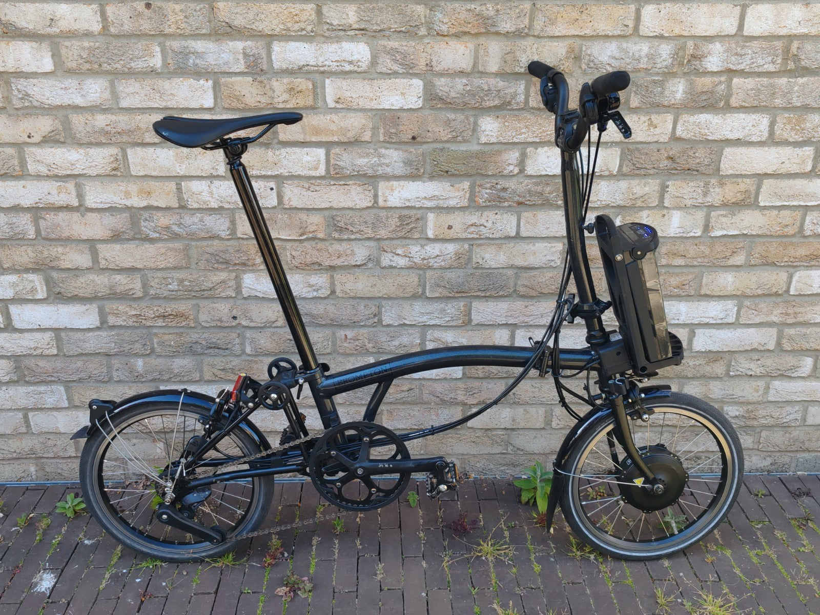 2024 Brompton P Line 12 Speed Midnight Black H Bar Low Mileage