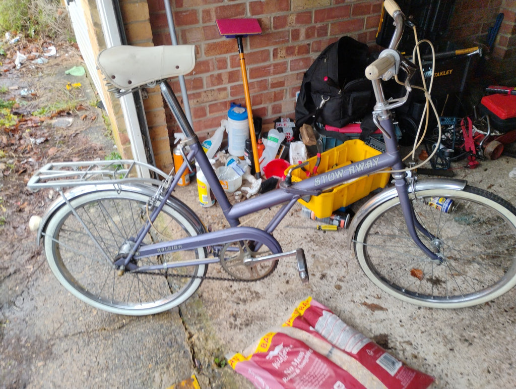 Raleigh stowaway bike, original Purple,