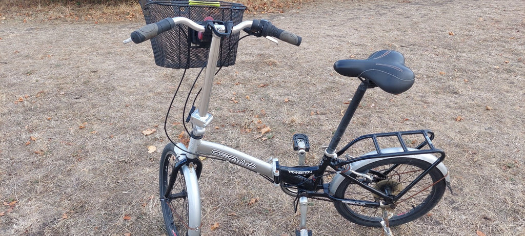 Folding Apollo Transition 20inch 6 speed bicycle