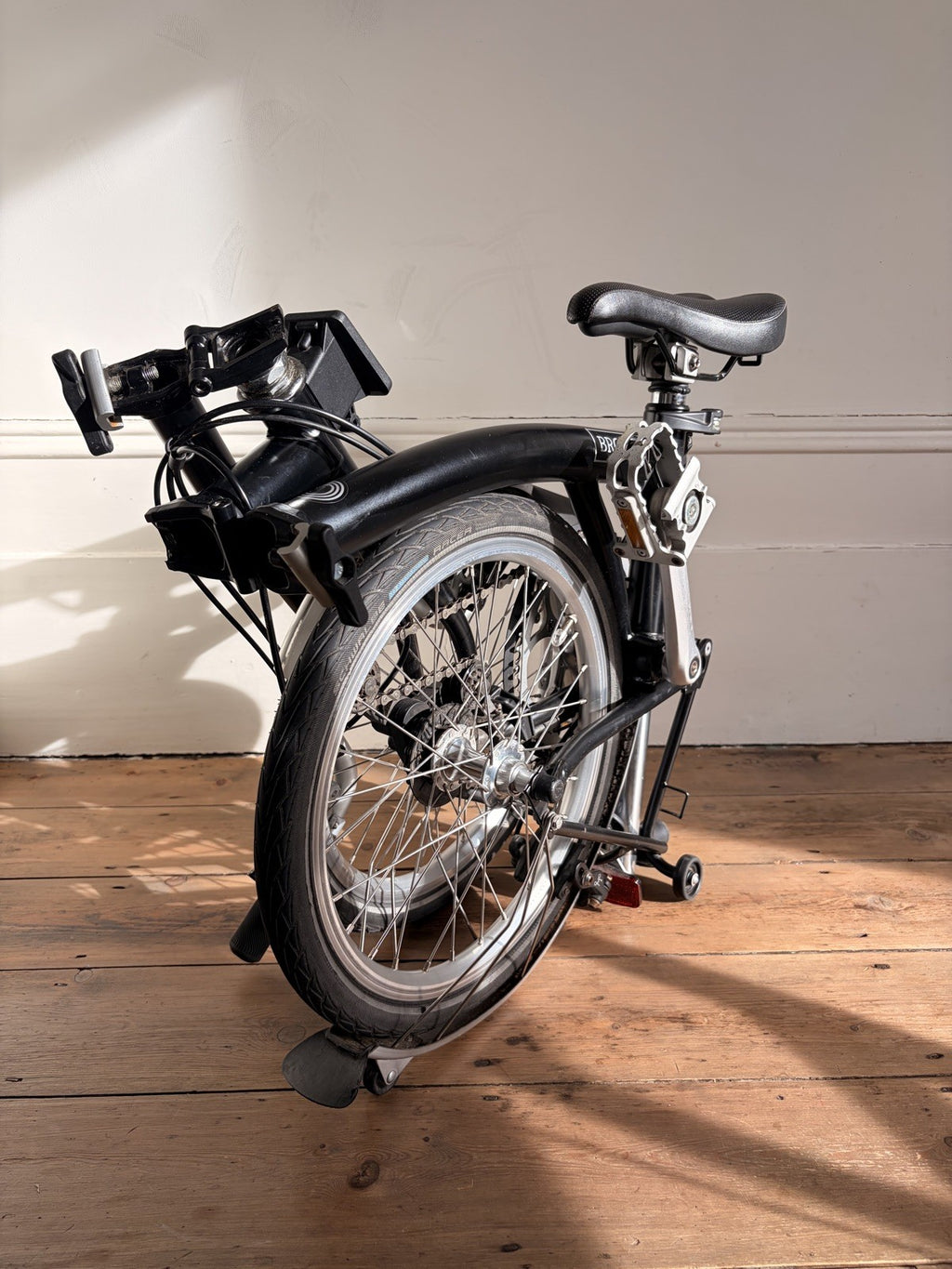 Brompton C Line 2 speed black folding bicycle 2022