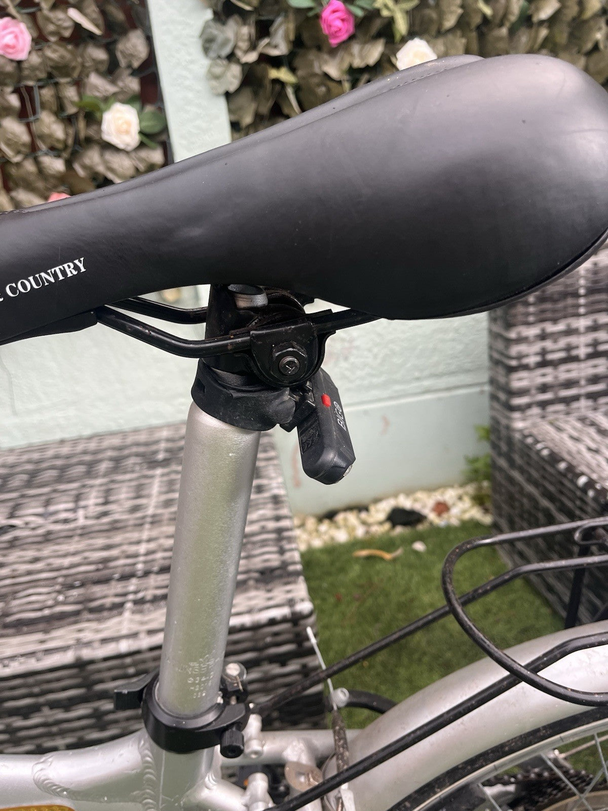 Town & Country Folding Bike 20in Silver Aluminium, Rear Rack, Mudguards