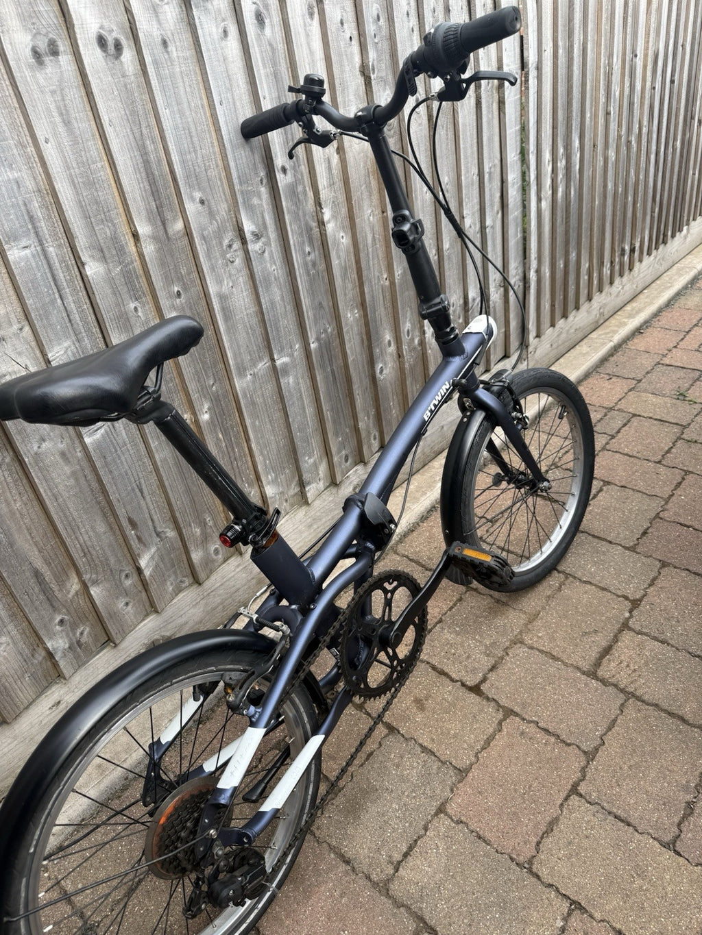 B’TWIN Tilt 500 Folding Bike – Compact 7-Speed Commuter 🚲