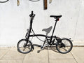 Brompton C Line Explore, 6-speed, Black, High Handlebar - Walthamstow