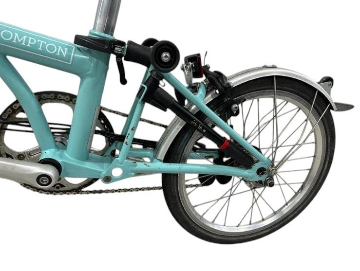 Brompton C Line M6L (6 Speed) folding bicycle - Turkish Green