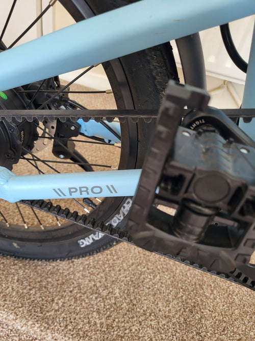 ADO AIR 20 Pro Bike Folding for Adults Bafang Motor Belt Drive Blue