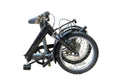 Black compact stowaway folding bike. Good working condition. Shopping. S size