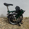 2018 Brompton M6R 6-speed in Racing Green, Swytch added