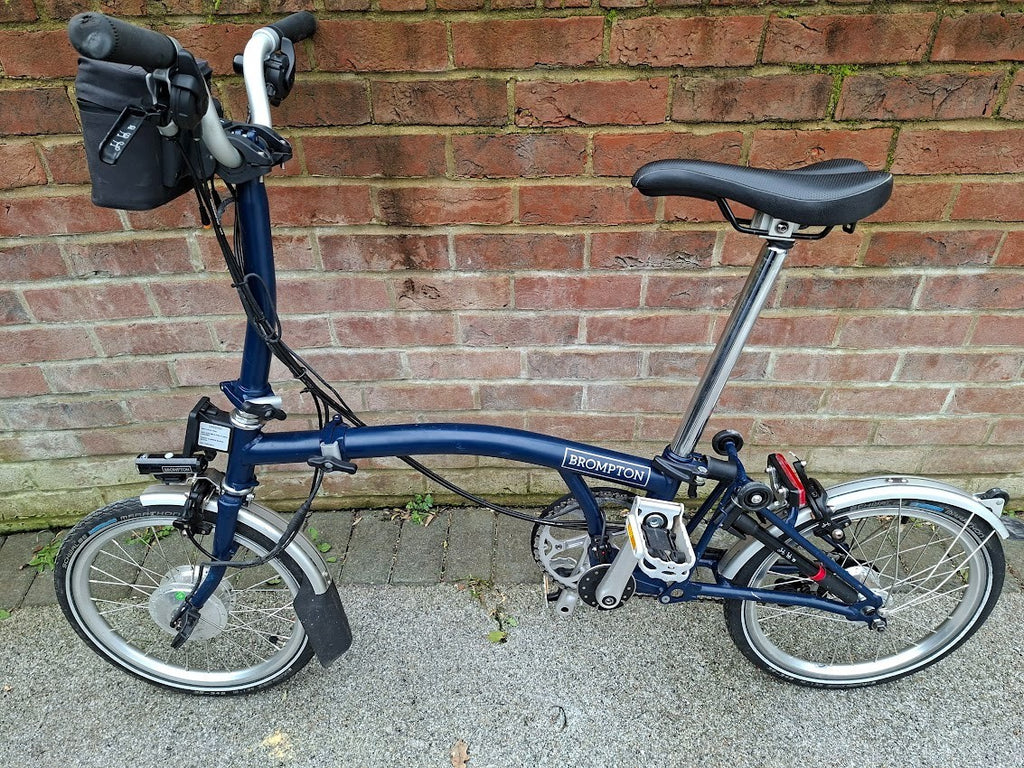 6-Speed Brompton M6L Folding Bike complete with Swytch