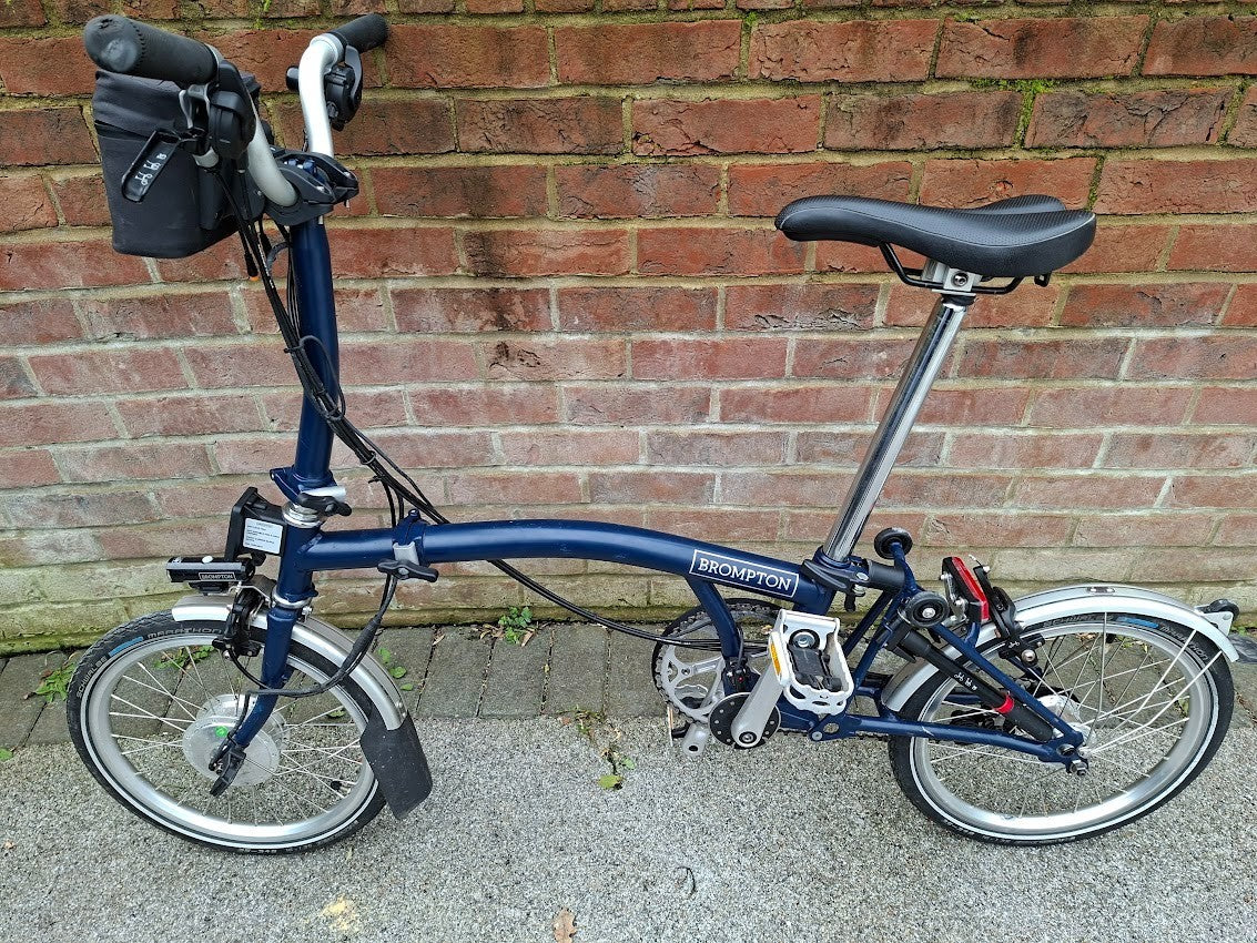 6-Speed Brompton M6L Folding Bike complete with Swytch