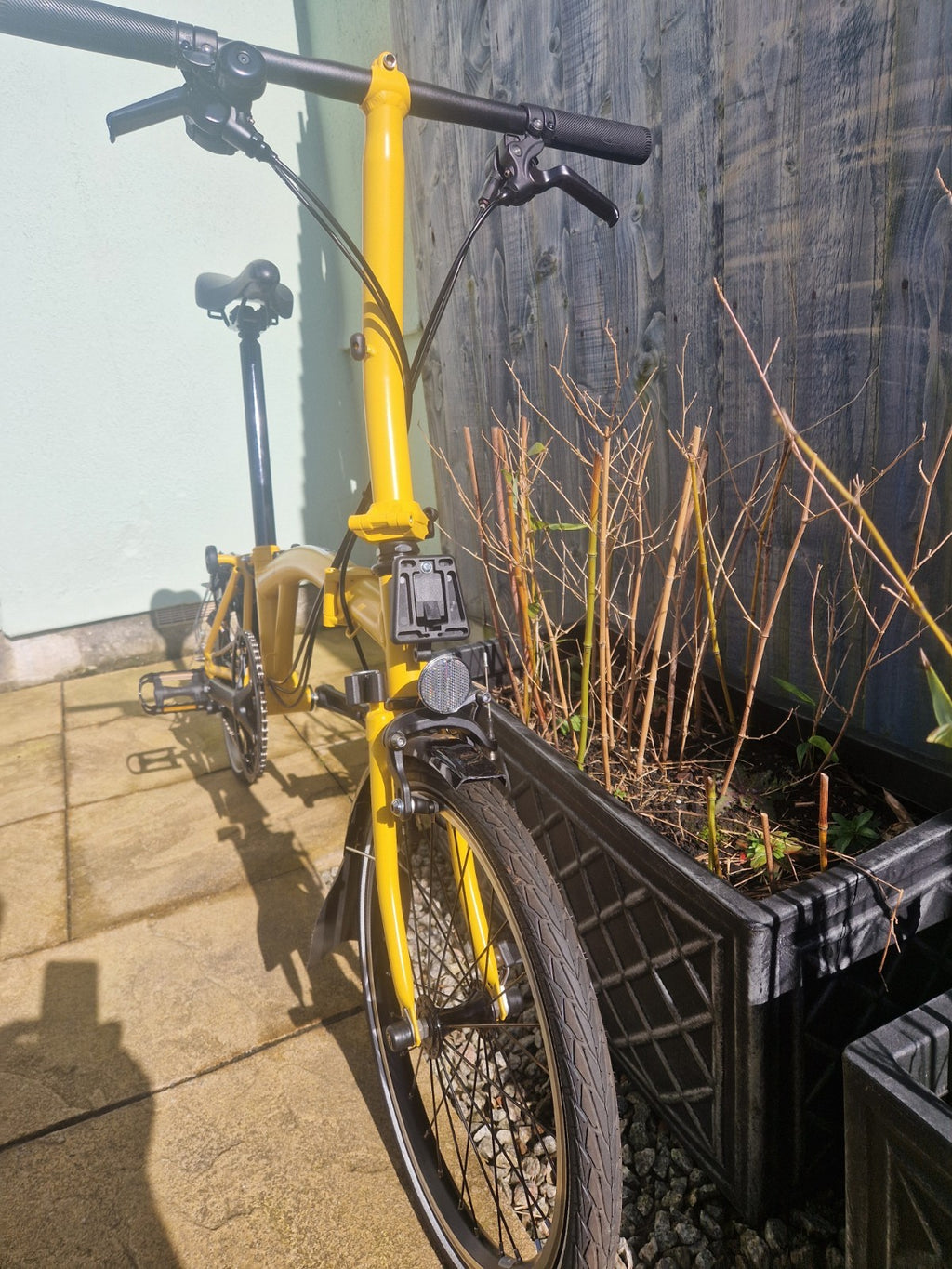 Brompton C line 6 speed folding bike used twice!