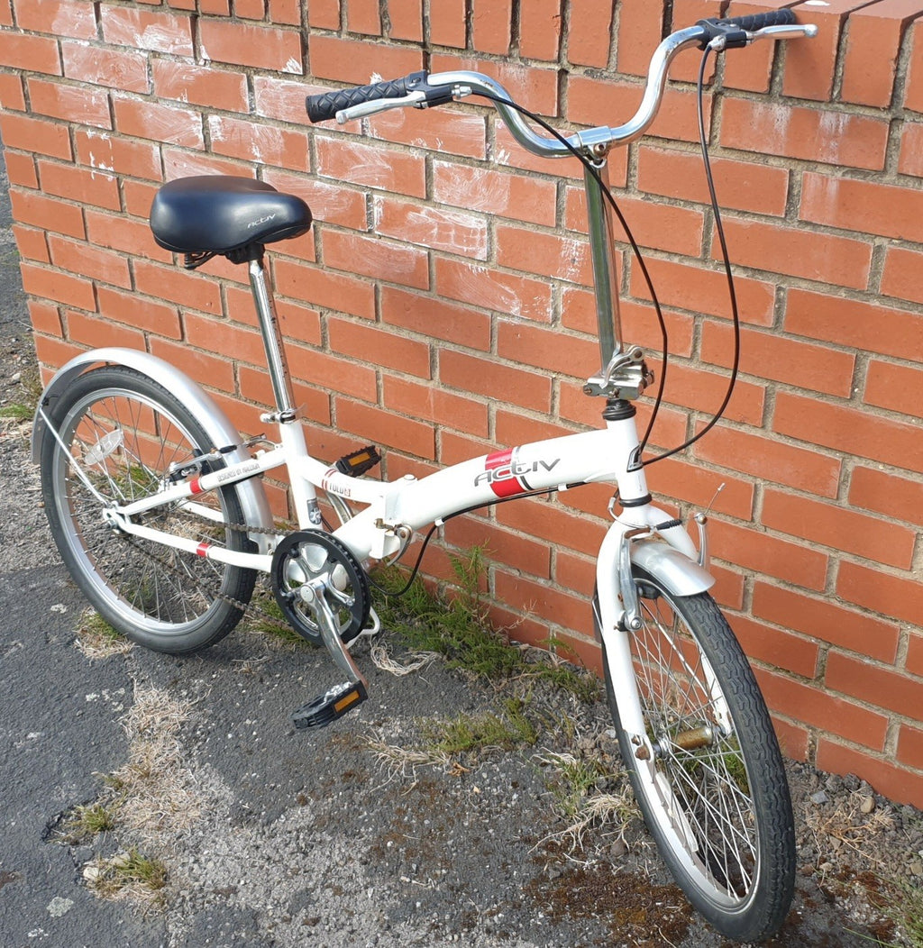 Raleigh Activ Fold‑S 20” Folding Bike – Fully Serviced, Ready to Ride – White