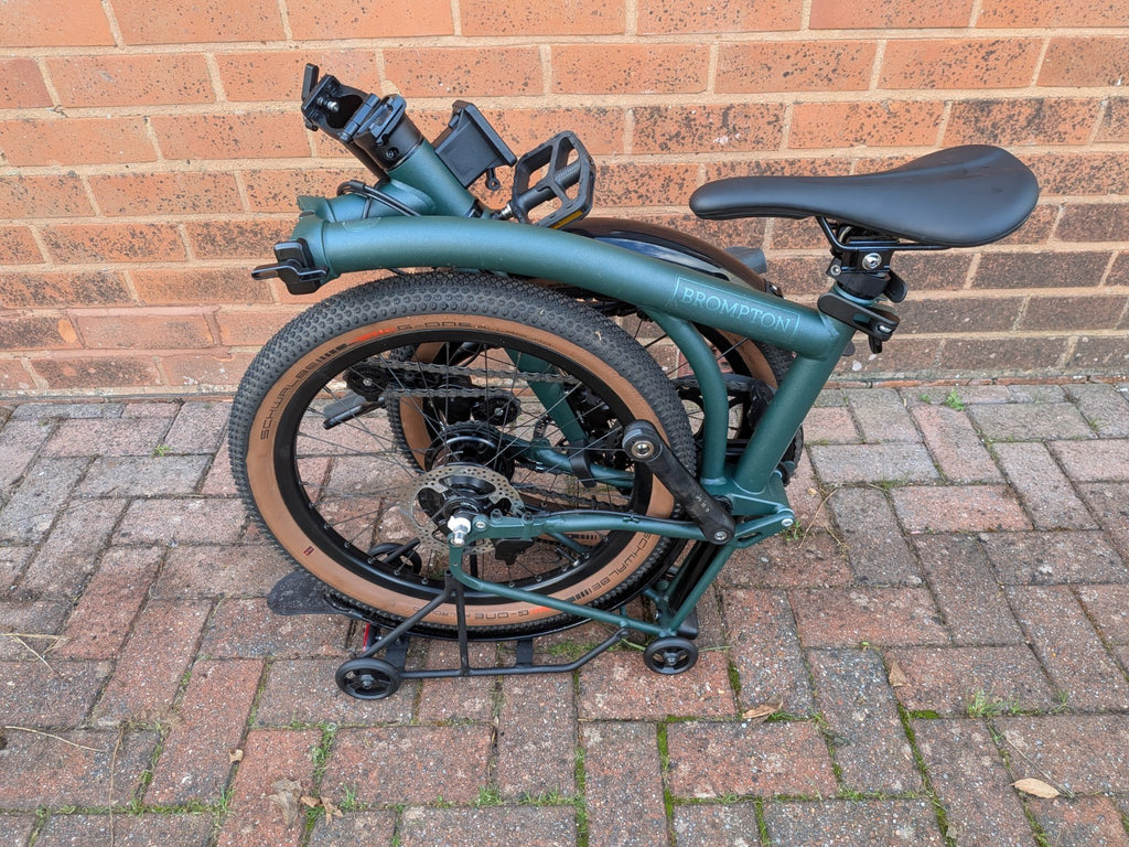 Brompton G Line Forest Green Large Excellent Condition Bairly Used
