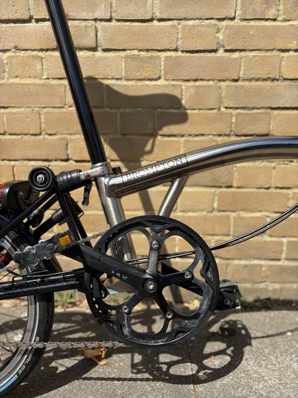 Brompton Nickel Edition 2017 Folding Bike 16in Black/Silver 2-Speed Mudguards
