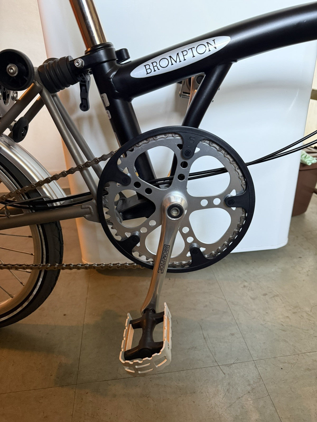 Brompton S3L-X Superlight Titanium Ti Urban Low Folding Bicycle - Ridden once!