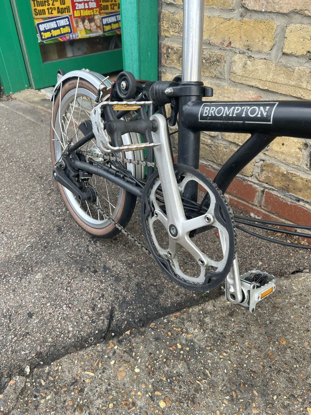 Brompton Folding Bike 6-Speed Black
