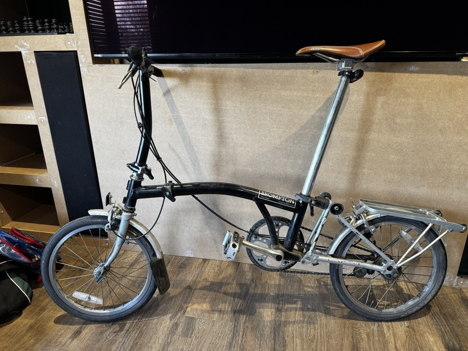 Brompton Folding Bike 3-Speed, Black