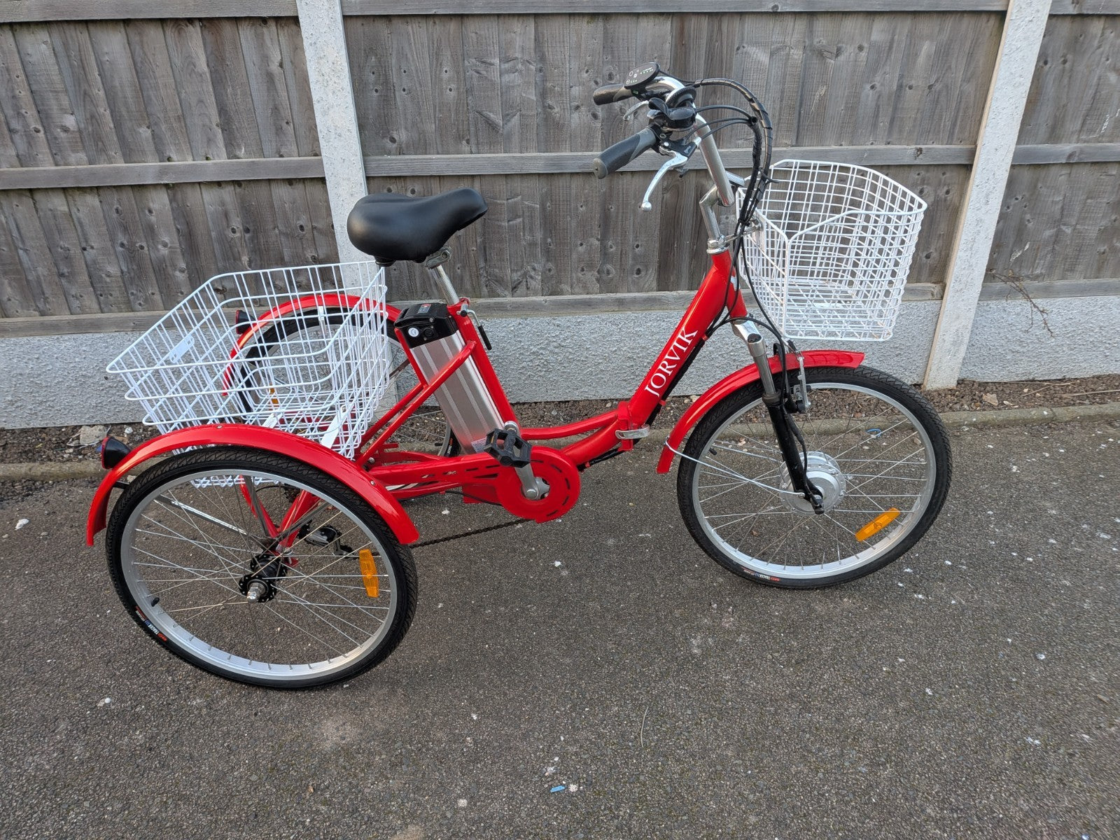 Jorvik Electric Tricycle, Barely Used, Foldable, Delivery Is Possible