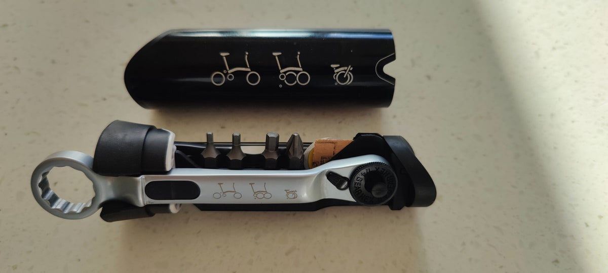 Brompton C Line 4 Speed in Black includes Litelok X1 Plus and Brompton toolkit