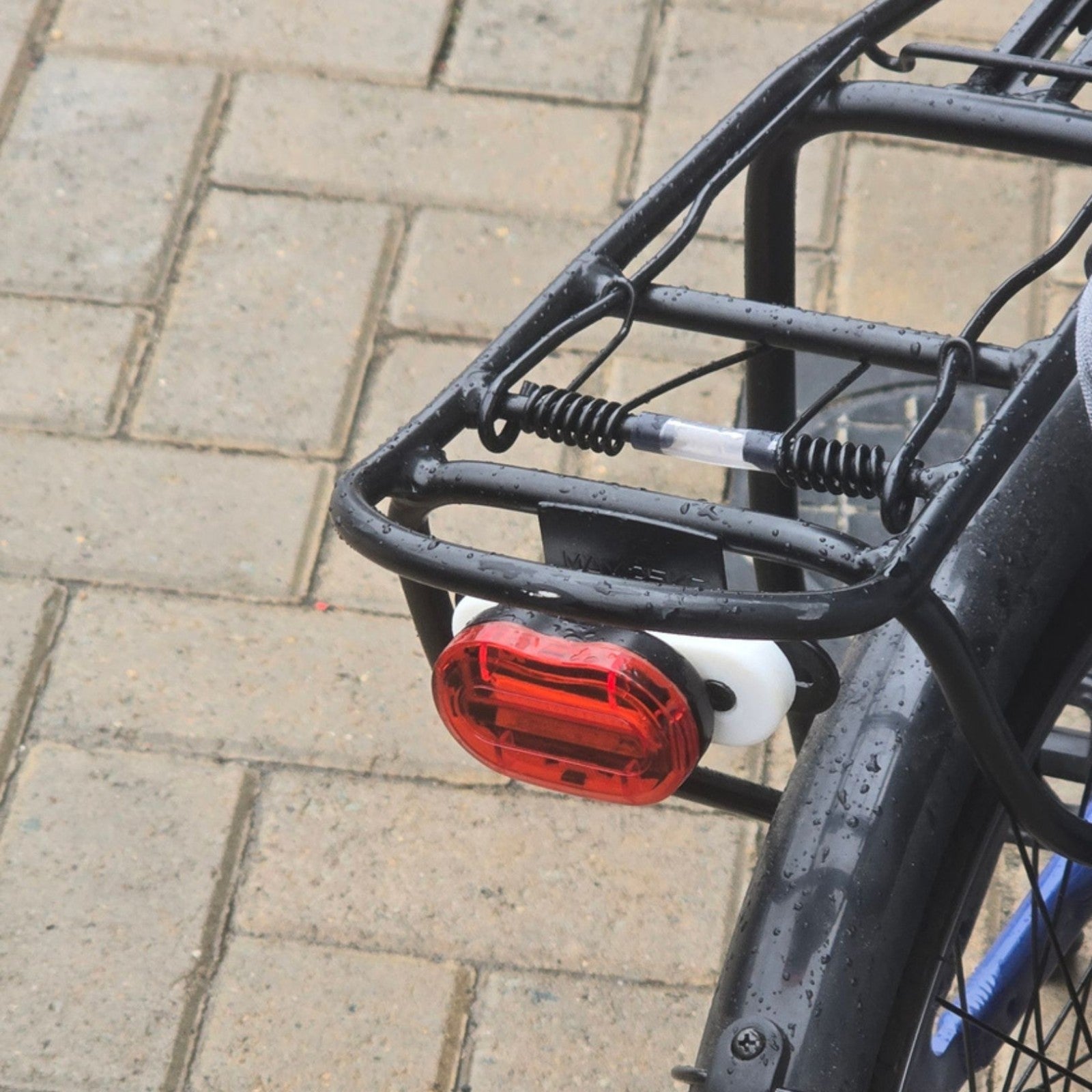 Apollo Tuck Folding Bike 20in Blue 1-Speed V-Brake Kickstand