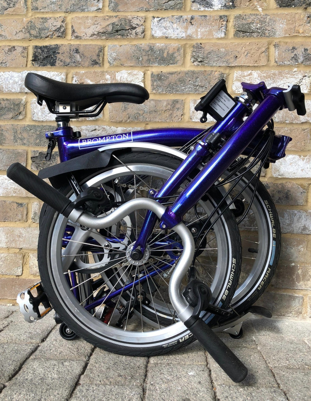 Brompton Metallic Purple M6L - SUPER RARE - WORLDWIDE SHIPPING - A+ Condition