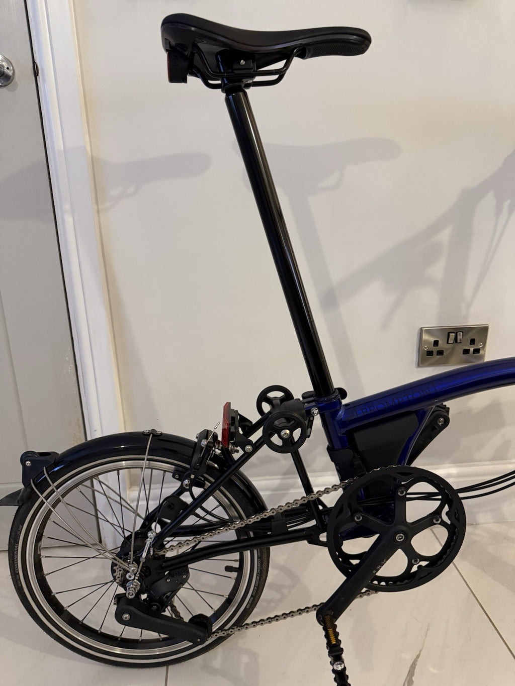 brompton p line 12 speed - Blue Lacquer