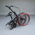 Ecosmo Alloy Folding City Bicycle (20 inch) Black,7 Speed SHIMANO