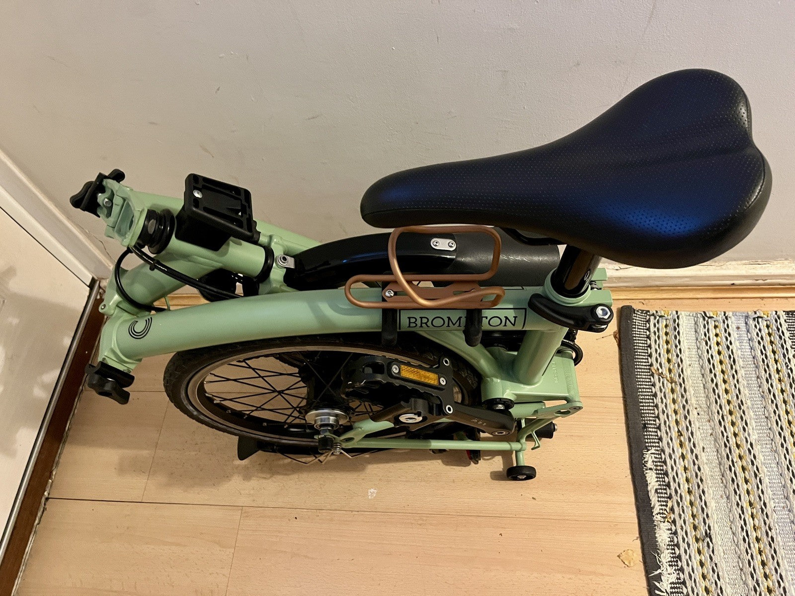 Brompton Bike 6-Speed Explore, Matcha Green M Handlebar