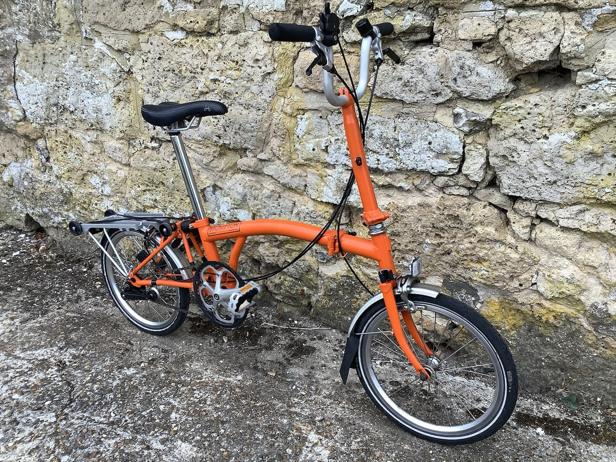 Brompton M3R Folding Bike - Orange - UK DELIVERY