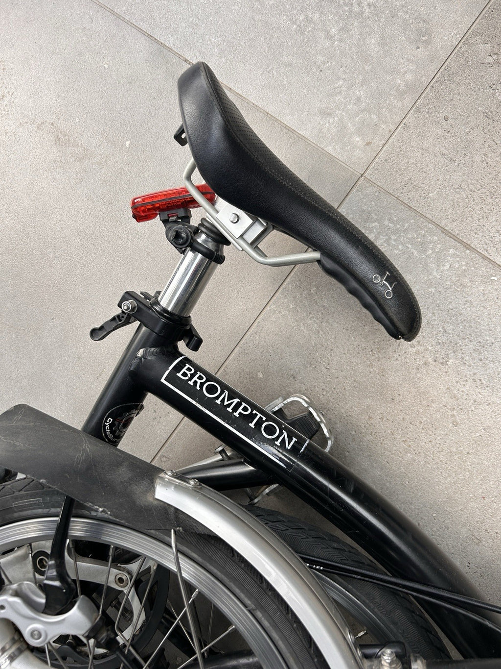 Brompton Folding Bike 3-Speed, Black