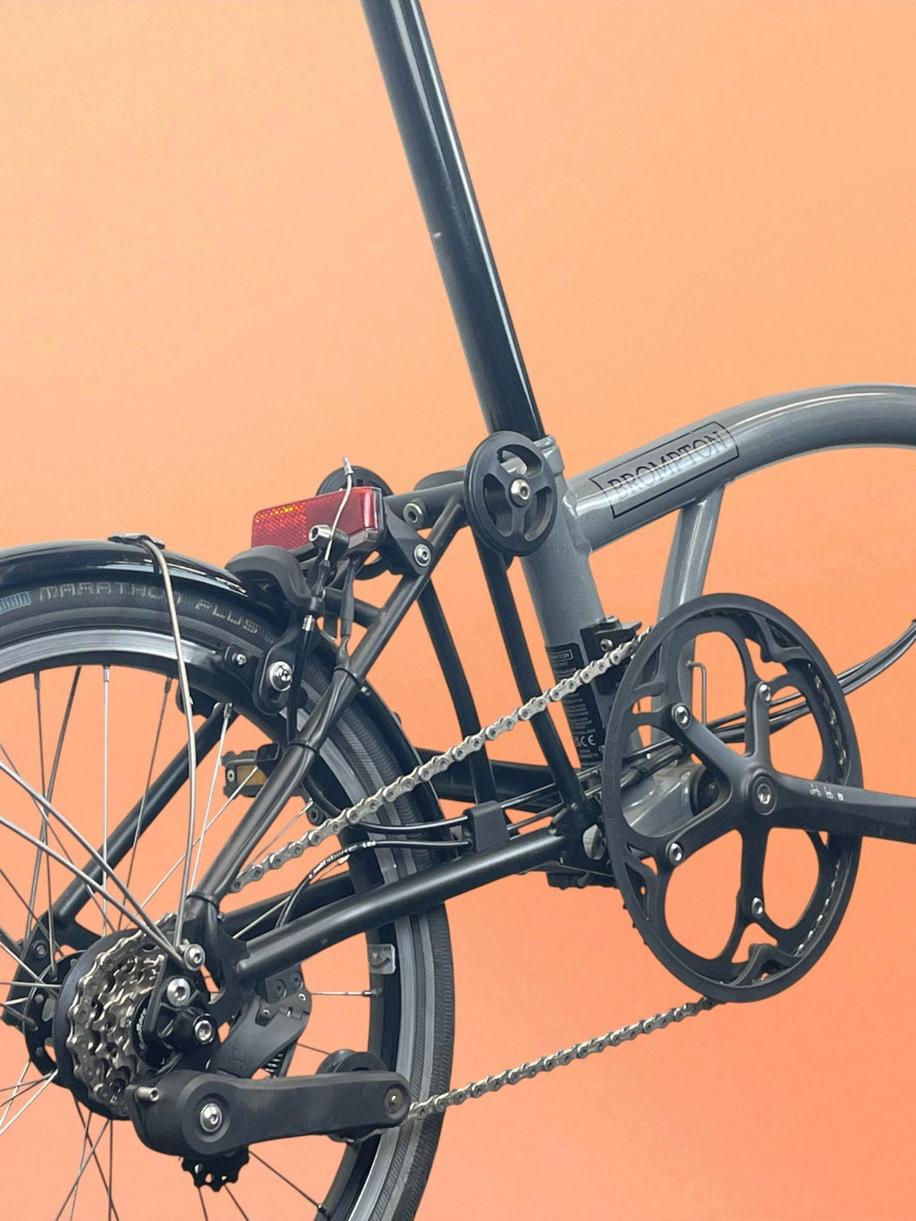 Brompton P Line Urban ElectricBike - Storm Grey