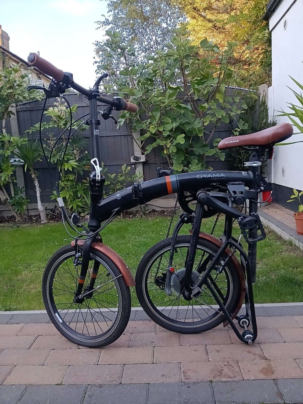 Oyama folding bike 6061 alu frame , Brompton folding system