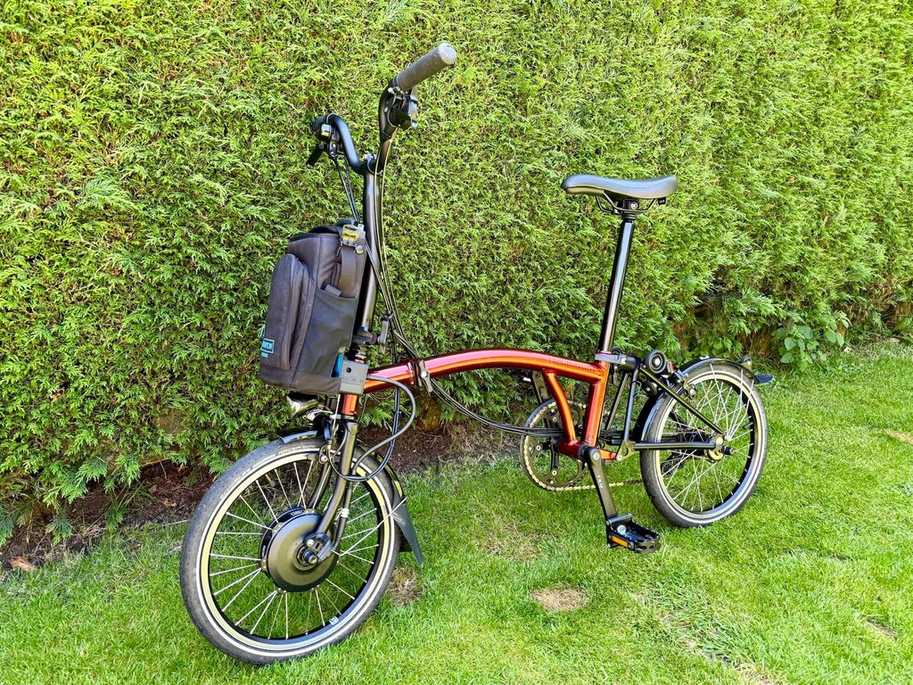 Brompton (Elect) C Line Explore Flame Lacquer - Mid Bars - 2024