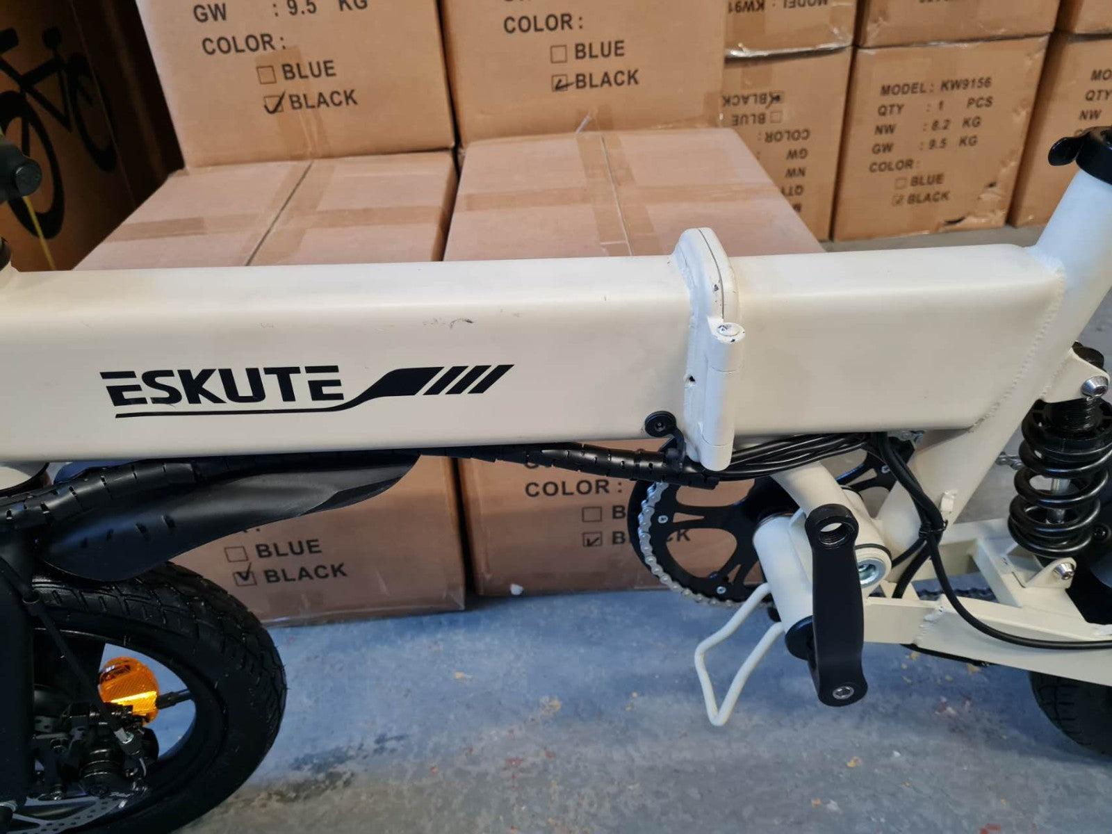 14" Portable Commuter Bike 50km range 36V 7.8A Folding City Bike Full Disc-F200R