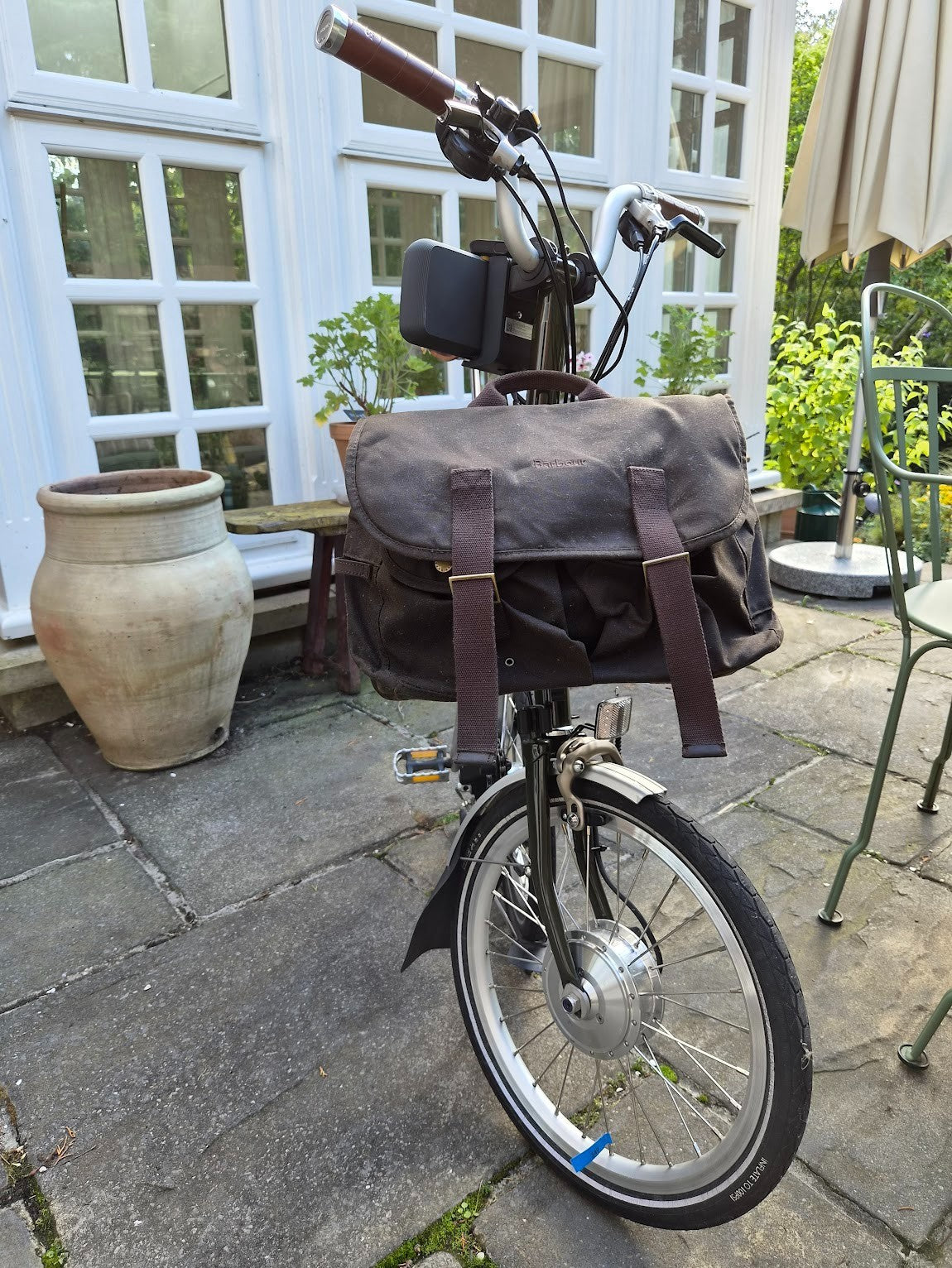 Limited Edition Barbour x Brompton M6L Folding Bike (Swytch Converted)
