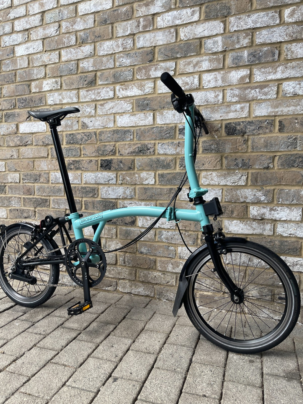 Brompton Turkish Green (Black Edition) Superlight Titanium RARE S6L-X WORLD POST