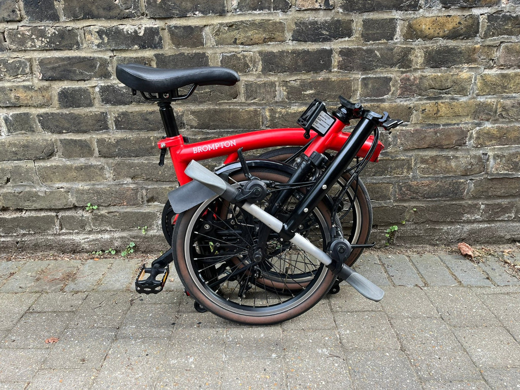Brompton C-Line 6 speed Red Black S-type