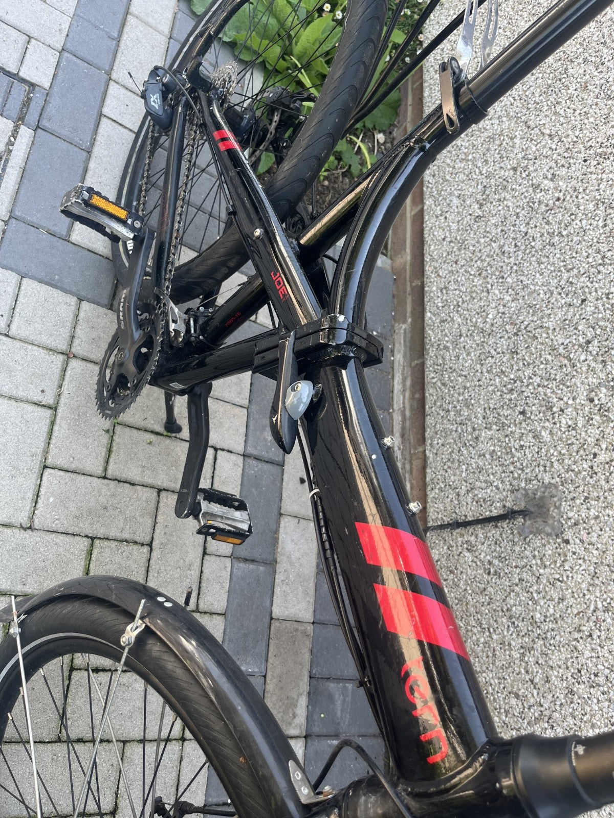 Just serviced Tern Joe folding bicycle - new chains and cables.