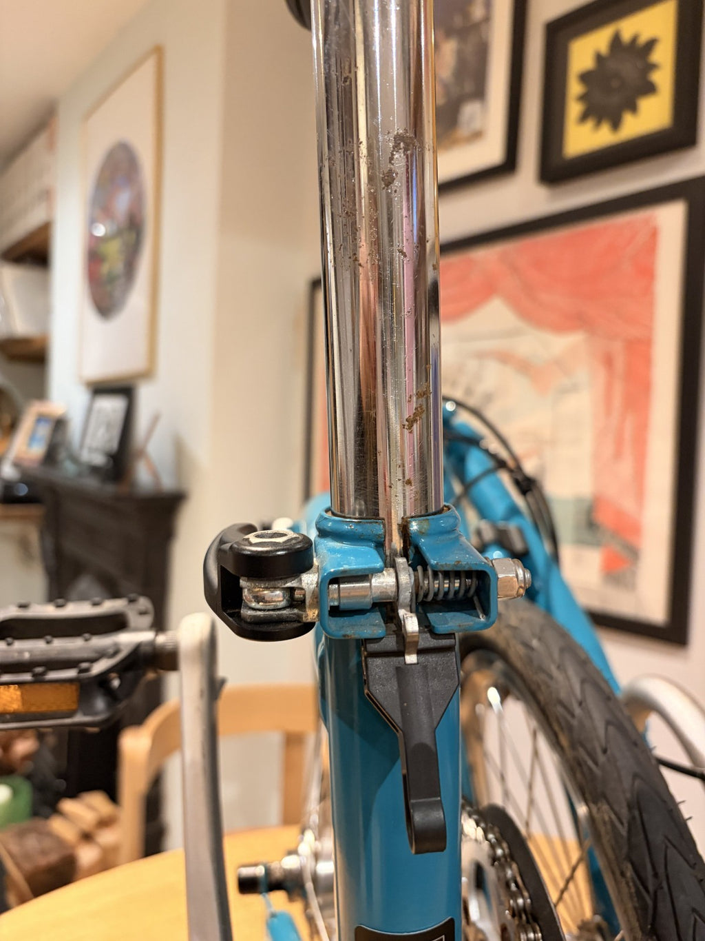 Brompton B75 16" Folding Bike - Blue